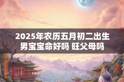 2025年农历五月初二出生男宝宝命好吗 旺父母吗