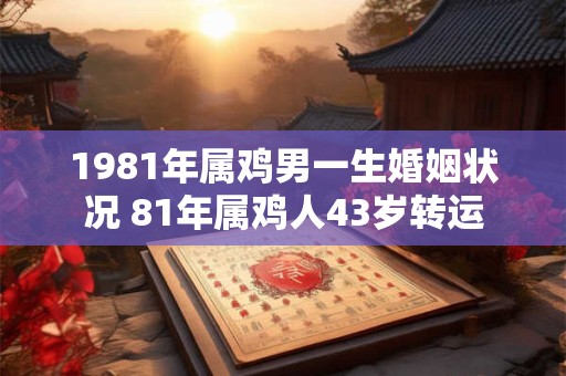 1981年属鸡男一生婚姻状况 81年属鸡人43岁转运