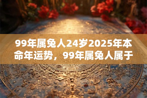 99年属兔人24岁2025年本命年运势，99年属兔人属于什么命？
