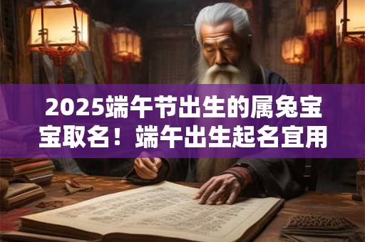 2025端午节出生的属兔宝宝取名！端午出生起名宜用字有解释的