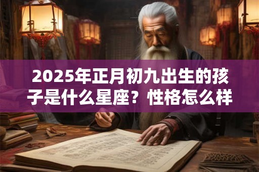 2025年正月初九出生的孩子是什么星座？性格怎么样？