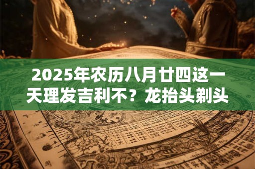 2025年农历八月廿四这一天理发吉利不？龙抬头剃头的寓意