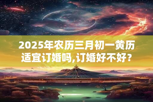 2025年农历三月初一黄历适宜订婚吗,订婚好不好？