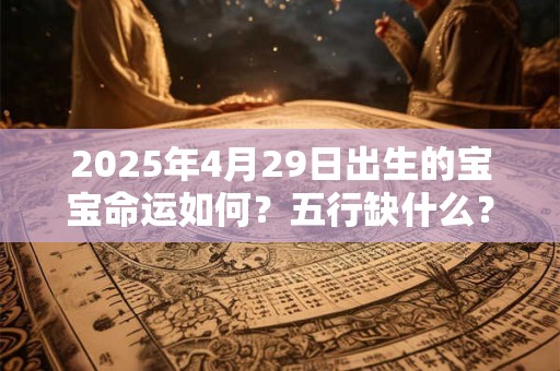 2025年4月29日出生的宝宝命运如何？五行缺什么？