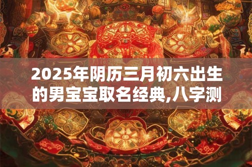 2025年阴历三月初六出生的男宝宝取名经典,八字测算