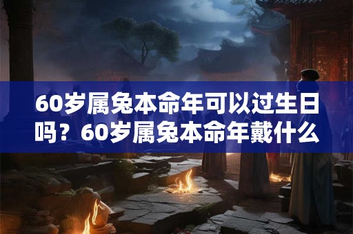 60岁属兔本命年可以过生日吗？60岁属兔本命年戴什么好？