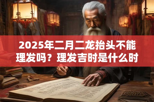 2025年二月二龙抬头不能理发吗？理发吉时是什么时候？
