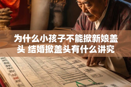 为什么小孩子不能掀新娘盖头 结婚掀盖头有什么讲究