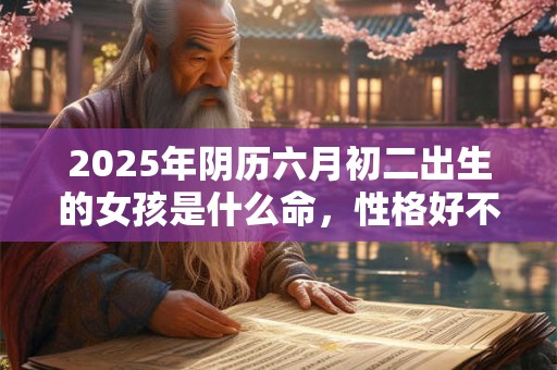 2025年阴历六月初二出生的女孩是什么命，性格好不好相处？