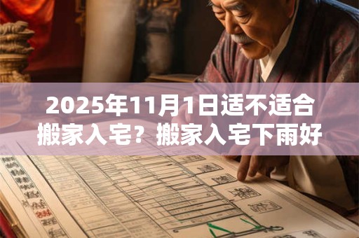 2025年11月1日适不适合搬家入宅？搬家入宅下雨好吗？