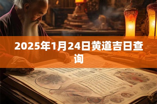 2025年1月24日黄道吉日查询
