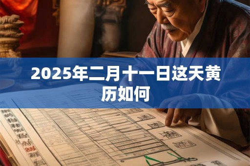 2025年二月十一日这天黄历如何