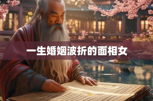 一生婚姻波折的面相女