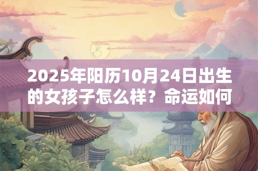2025年阳历10月24日出生的女孩子怎么样？命运如何？