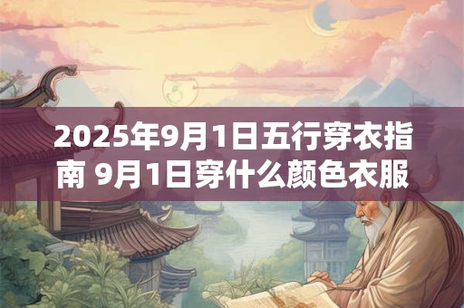 2025年9月1日五行穿衣指南 9月1日穿什么颜色衣服