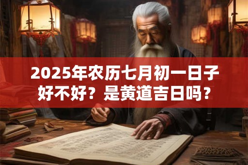 2025年农历七月初一日子好不好？是黄道吉日吗？