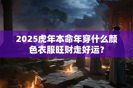 2025虎年本命年穿什么颜色衣服旺财走好运？