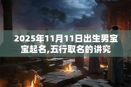 2025年11月11日出生男宝宝起名,五行取名的讲究