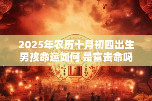 2025年农历十月初四出生男孩命运如何 是富贵命吗