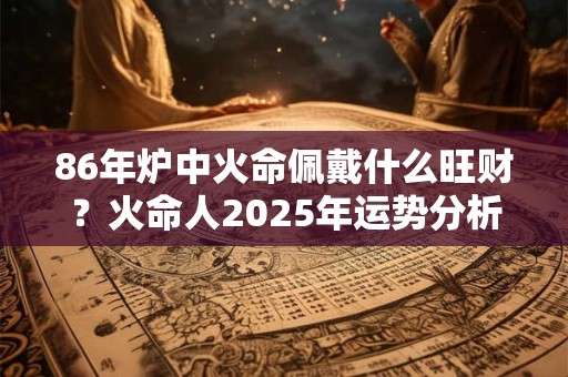86年炉中火命佩戴什么旺财？火命人2025年运势分析