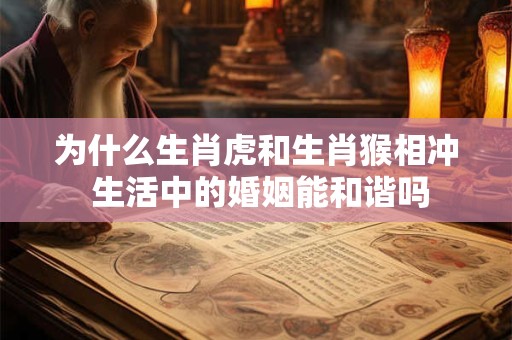 为什么生肖虎和生肖猴相冲 生活中的婚姻能和谐吗