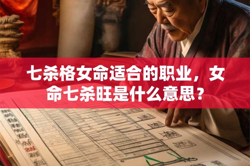 七杀格女命适合的职业，女命七杀旺是什么意思？