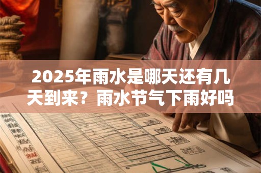 2025年雨水是哪天还有几天到来？雨水节气下雨好吗？