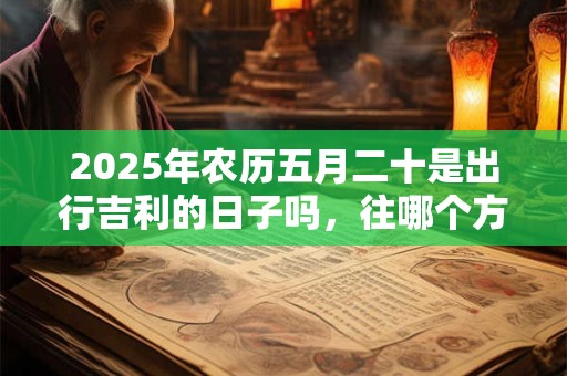 2025年农历五月二十是出行吉利的日子吗，往哪个方向好？