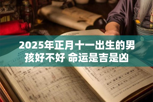 2025年正月十一出生的男孩好不好 命运是吉是凶