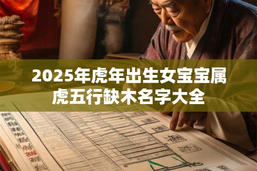 2025年虎年出生女宝宝属虎五行缺木名字大全
