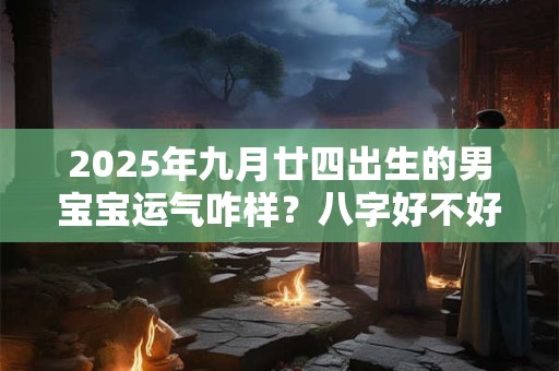 2025年九月廿四出生的男宝宝运气咋样？八字好不好