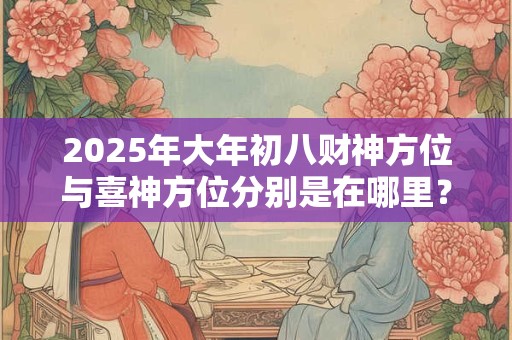 2025年大年初八财神方位与喜神方位分别是在哪里？