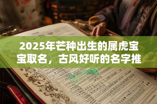 2025年芒种出生的属虎宝宝取名，古风好听的名字推荐