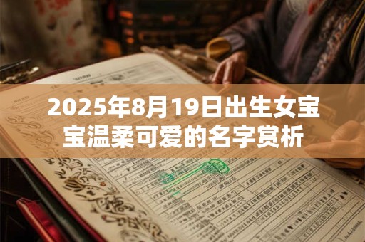 2025年8月19日出生女宝宝温柔可爱的名字赏析