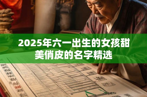 2025年六一出生的女孩甜美俏皮的名字精选