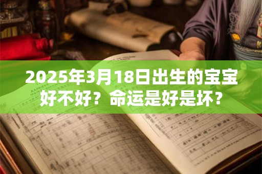 2025年3月18日出生的宝宝好不好？命运是好是坏？