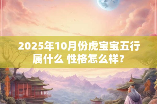 2025年10月份虎宝宝五行属什么 性格怎么样？