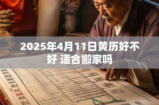 2025年4月11日黄历好不好 适合搬家吗
