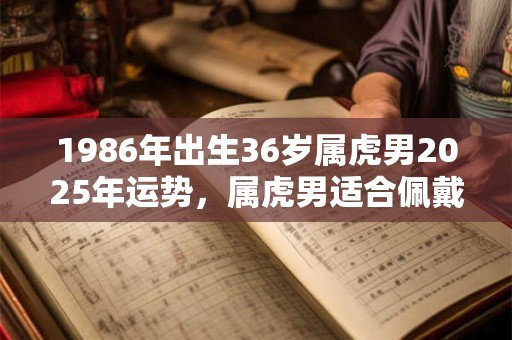 1986年出生36岁属虎男2025年运势，属虎男适合佩戴什么首饰？