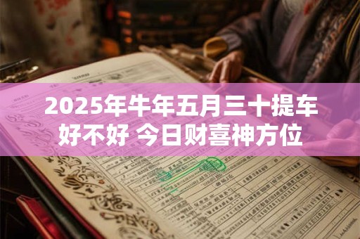 2025年牛年五月三十提车好不好 今日财喜神方位