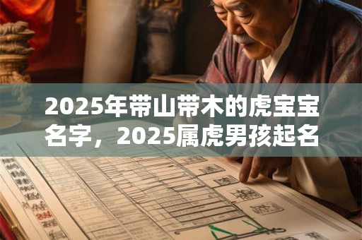 2025年带山带木的虎宝宝名字，2025属虎男孩起名最佳字