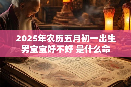 2025年农历五月初一出生男宝宝好不好 是什么命