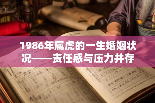 1986年属虎的一生婚姻状况——责任感与压力并存