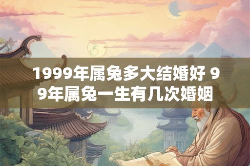 1999年属兔多大结婚好 99年属兔一生有几次婚姻