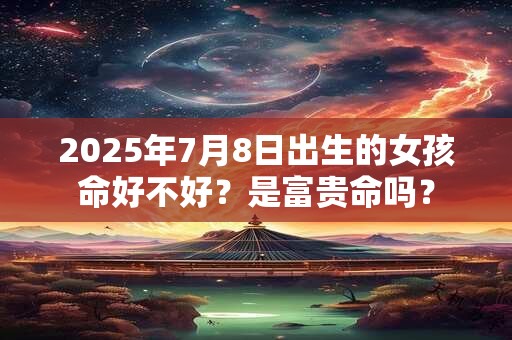 2025年7月8日出生的女孩命好不好？是富贵命吗？