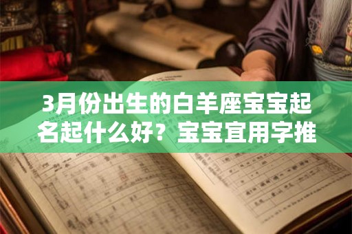 详细阅读:3月份出生的白羊座宝宝起名起什么好?宝宝宜用字推荐 3月份出生的白羊座宝宝起名起什么好?宝宝宜用字推荐
