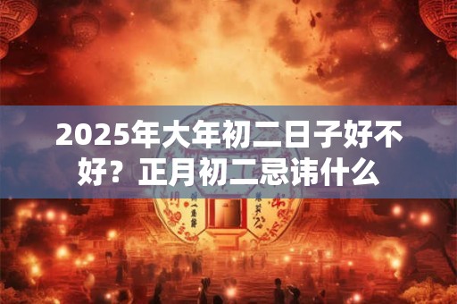 2025年大年初二日子好不好？正月初二忌讳什么