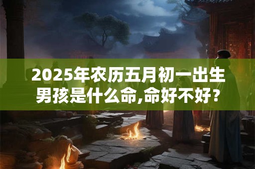 2025年农历五月初一出生男孩是什么命,命好不好？