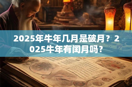 2025年牛年几月是破月？2025牛年有闰月吗？
