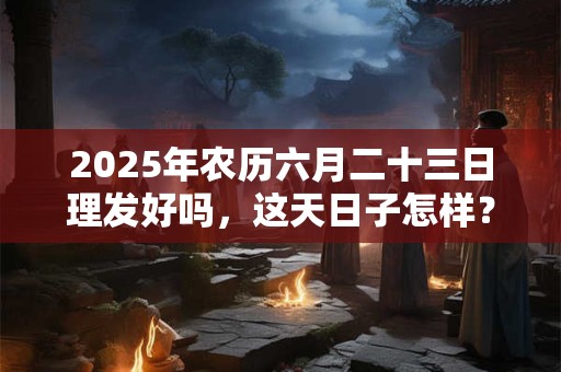 2025年农历六月二十三日理发好吗，这天日子怎样？